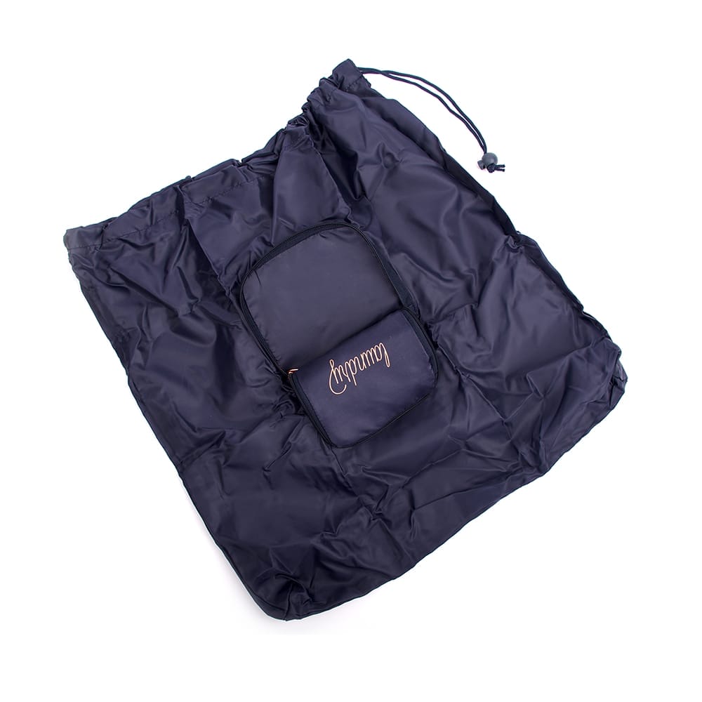 Navy & Rose Gold Laundry Bag