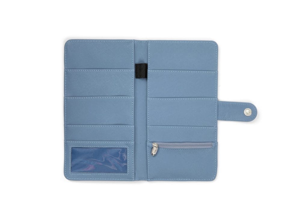 Slate Blue Family Passport Case - Solid Choice