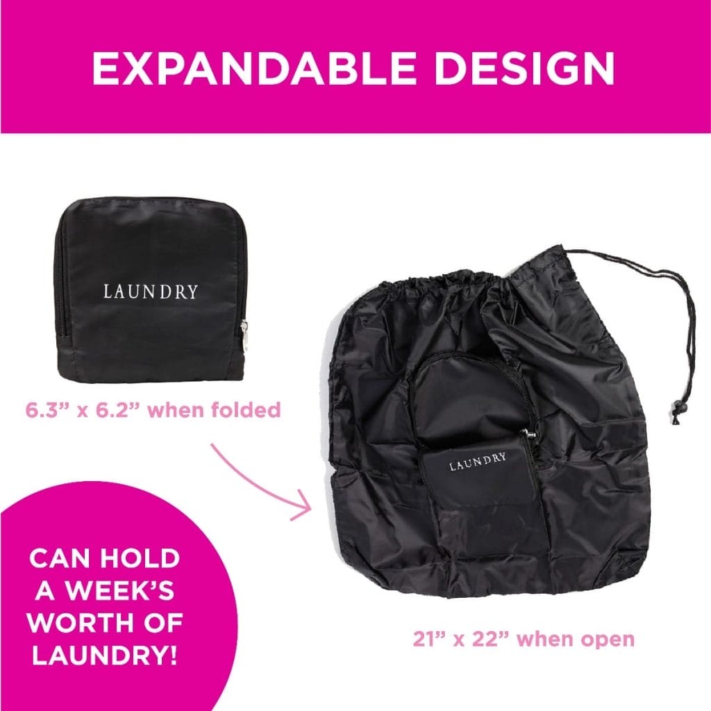 Black Laundry Bag