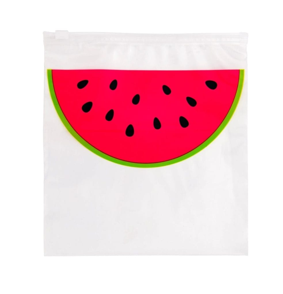12 PC Watermelon Resealable Bags