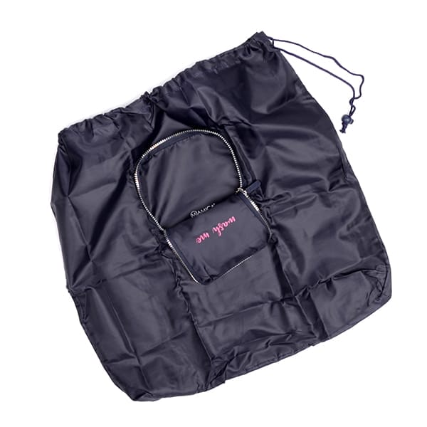 Navy & Fuchsia Laundry Bag