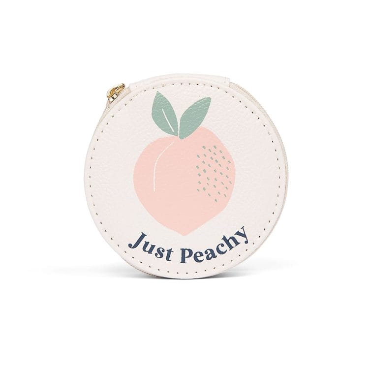 Peach Round Pill Case - Fruitstand