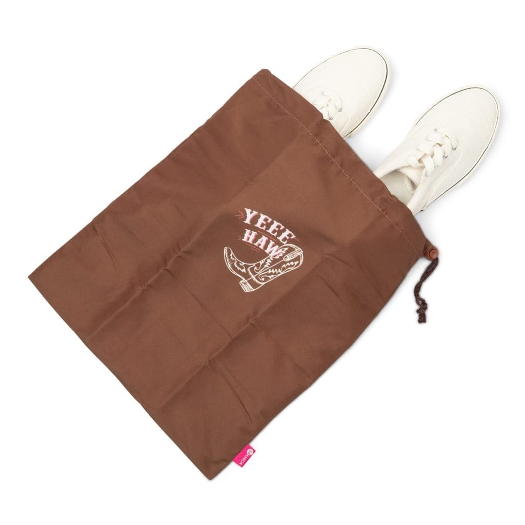 Brown Shoe Storage Bag - Go West