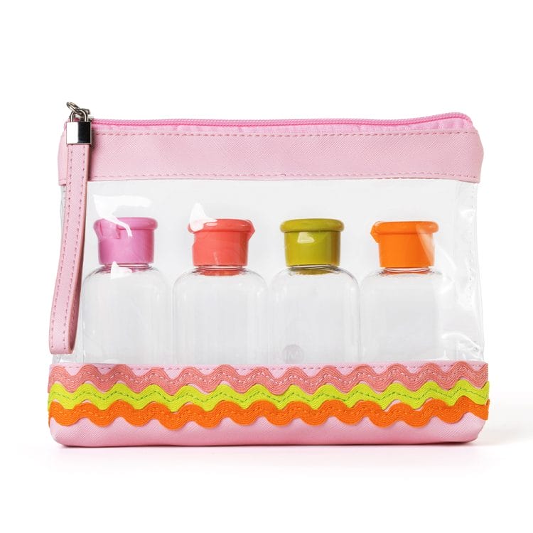 8PC Flip Top Travel Bottle Set - Ric Rac
