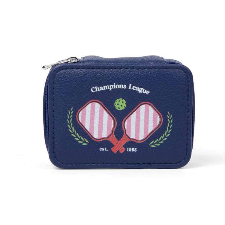 Navy Pill Case - Pickleball