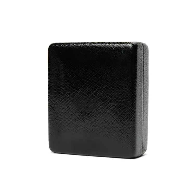 Black Clamshell Pill Case