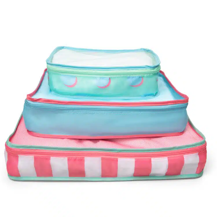 3PC Mesh Packing Cubes - Dolled Up